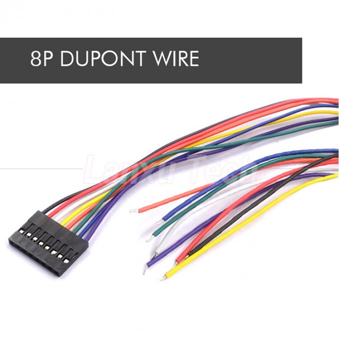 10cm 20cm 30cm 50cm 2 Pin 3 4 5 6 8 10 Pin Dupont 2,54mm Steckerkabel Sprungdrahtgurt 7