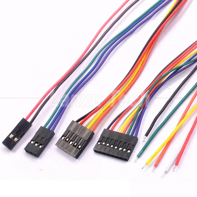 10cm 20cm 30cm 50cm 2 Pin 3 4 5 6 8 10 Pin Dupont 2,54mm Steckerkabel Sprungdrahtgurt 11