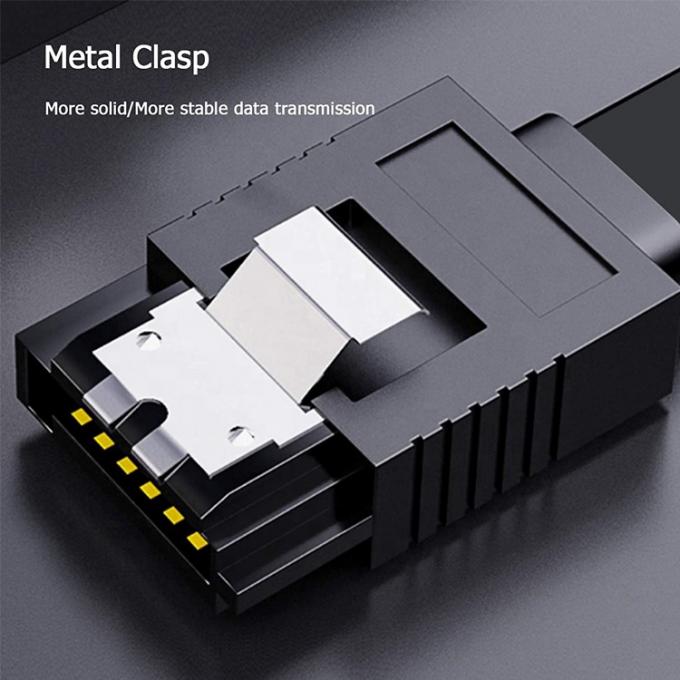 Hochgeschwindigkeit 6Gbps Datenrate Sata Stromkabel für Festplatte HDD SSD 4