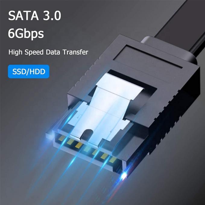 Hochgeschwindigkeit 6Gbps Datenrate Sata Stromkabel für Festplatte HDD SSD 5