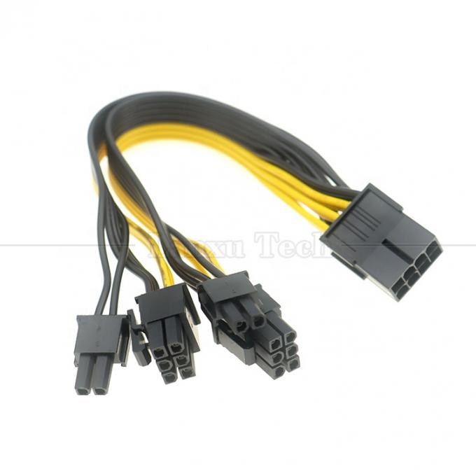 PCIe 8 Pin Männlich zu Dual 8 Pin Weiblich PCI Express Grafik-Video-Karte GPU Splitter Stromadapter Kabel 0