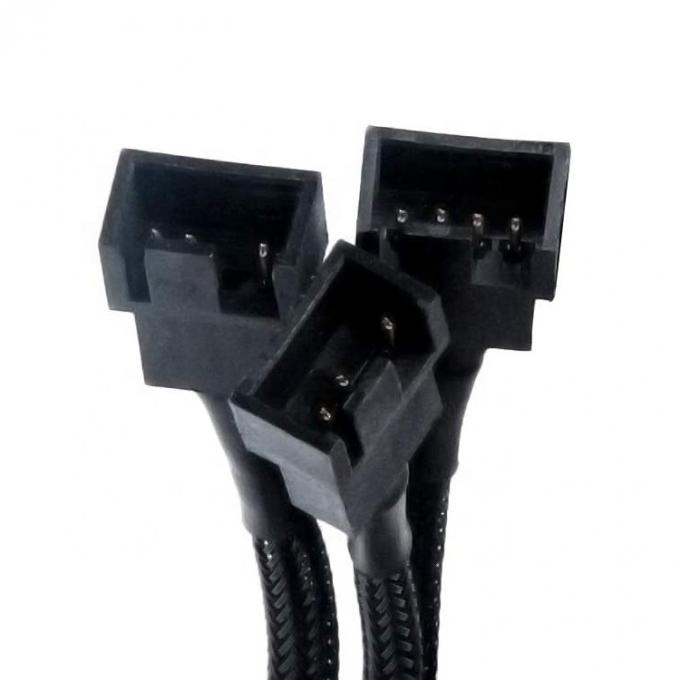 1 bis 3 CPU 4 PIN Connector PC Case Temperaturkontrolle Kühlventilator Y Splitter Erweiterung PWM Kabel 2