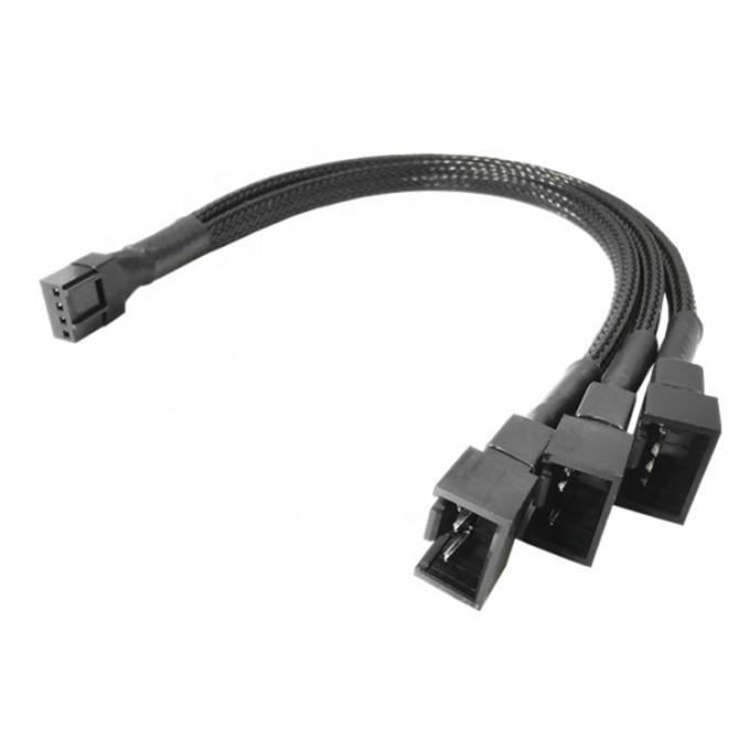1 bis 3 CPU 4 PIN Connector PC Case Temperaturkontrolle Kühlventilator Y Splitter Erweiterung PWM Kabel 0