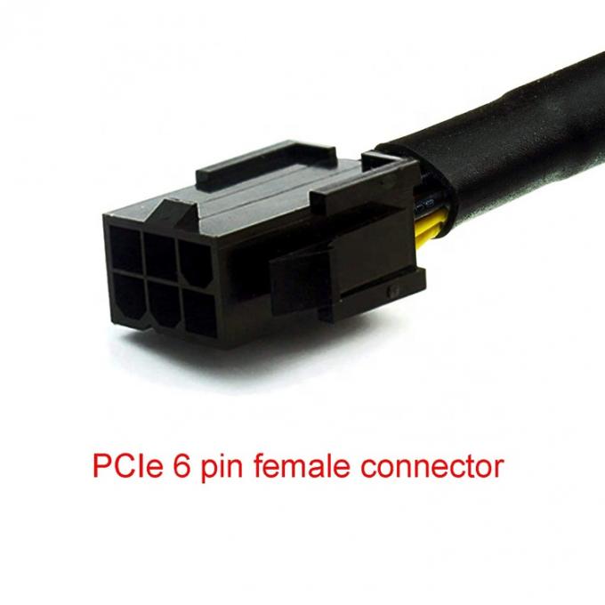 GPU 6 PIN Weiblich zu Dual 8 PIN Männlich 18AWG PCI Express Motherboard Stromversorgung Adapter PCIe Riser 3.0 Erweiterungskabel 3