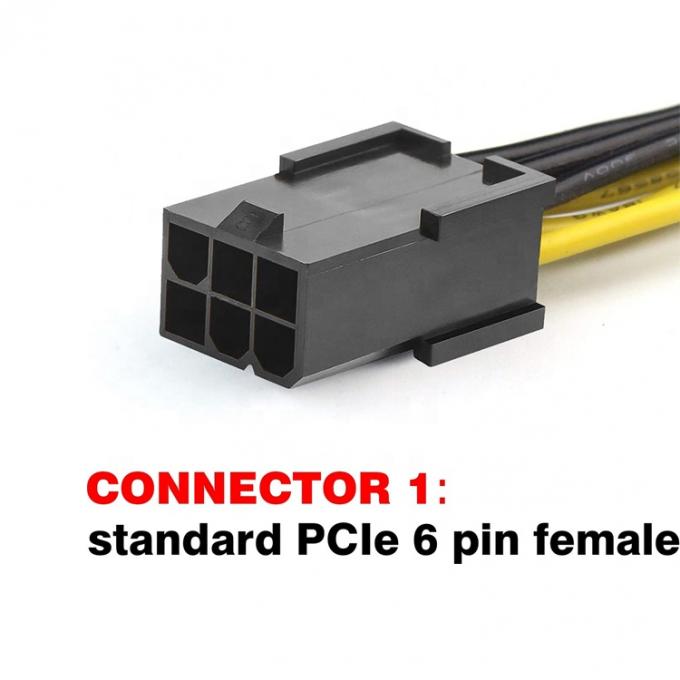 PCI-E 6 Pins zu 6 Pins Männlich zu weiblich GPU ATX Video Grafikkarte PCIE PCI Express Stromkabel 2