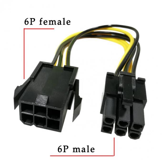 PCI-E 6 Pins zu 6 Pins Männlich zu weiblich GPU ATX Video Grafikkarte PCIE PCI Express Stromkabel 3