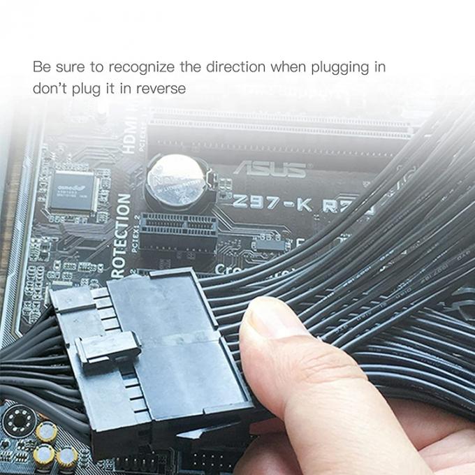 PSU 24 PIN Weiblich zu Dual 20 4 24 PIN Männlich ATX Bergbau Motherboard Erweiterungskabel 3