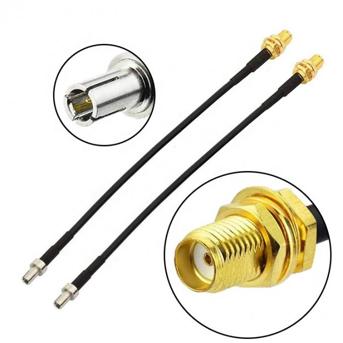 Custom TS9 zu SMA weibliche Antennenanschluss Adapter RF Koaxialkabel 7