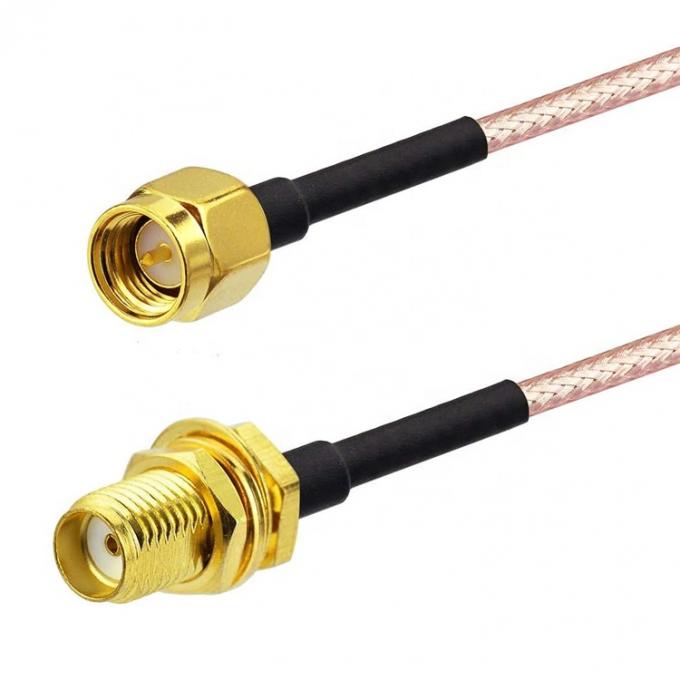 Custom RG 174 SMA Männlich zu SMA Weiblich Montage Jumper RF Adapter Steckverbinder Antenne Koaxialkabel 2