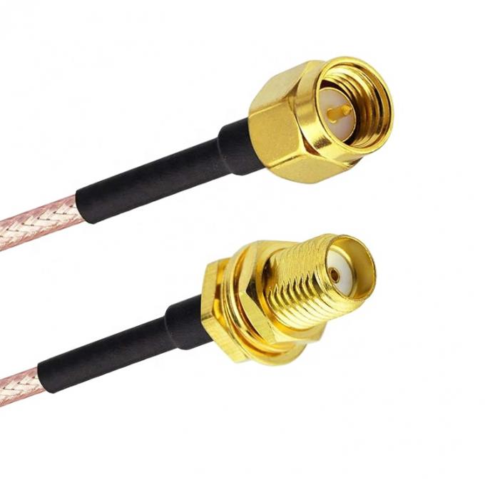 Custom RG 174 SMA Männlich zu SMA Weiblich Montage Jumper RF Adapter Steckverbinder Antenne Koaxialkabel 4