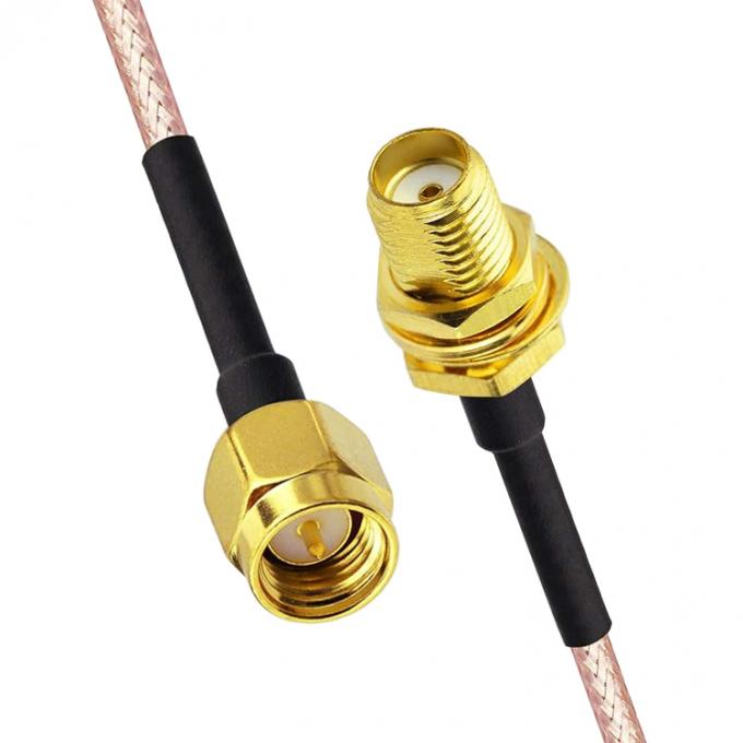 Custom RG 174 SMA Männlich zu SMA Weiblich Montage Jumper RF Adapter Steckverbinder Antenne Koaxialkabel 6