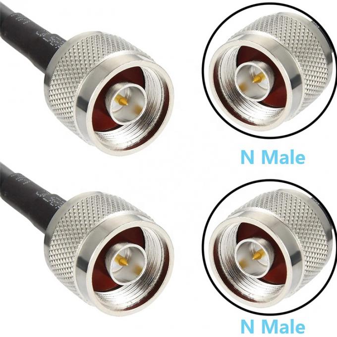 Custom Low Loss N Male Plug to N Male TNC Connector RF Koaxialkabel für GPS WLAN RF Radio Antenne 1