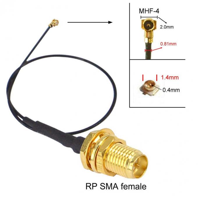 UFL auf SMA M.2 NGFF IPX IPEX MHF4 auf RP SMA Weibliche HF-Pigtail WiFi Antennenverlängerungskabel 2