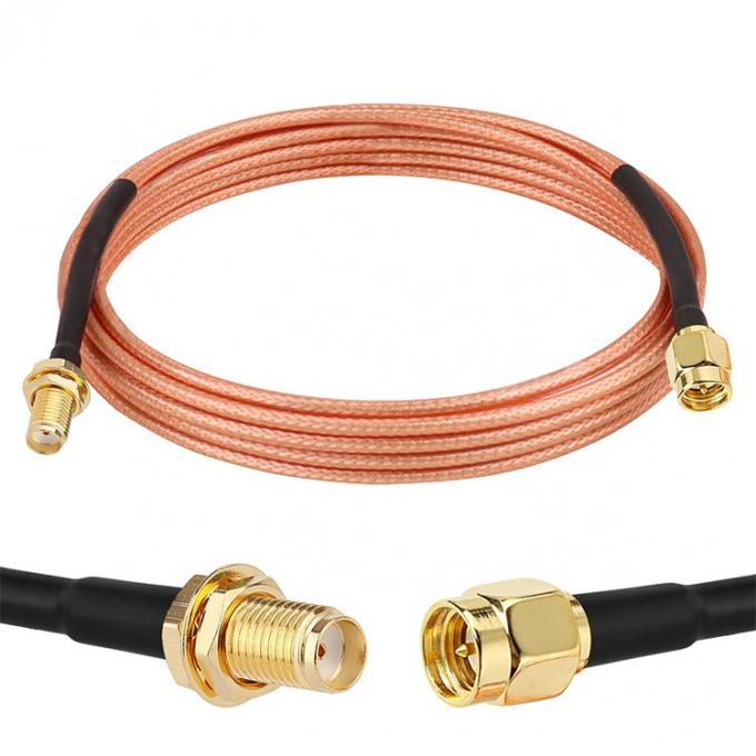 RG316 Koaxial RF SMA Männlich zu SMA Weiblich Jumper Connector Antenne Extender Erweiterungskabel für Wifi Ham Radio GPS 0