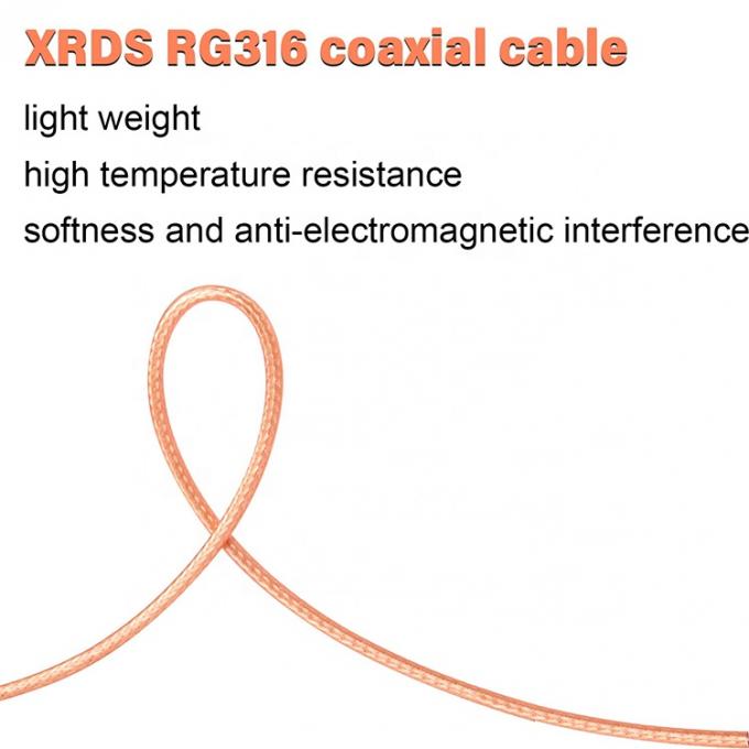 RG316 Koaxial RF SMA Männlich zu SMA Weiblich Jumper Connector Antenne Extender Erweiterungskabel für Wifi Ham Radio GPS 3