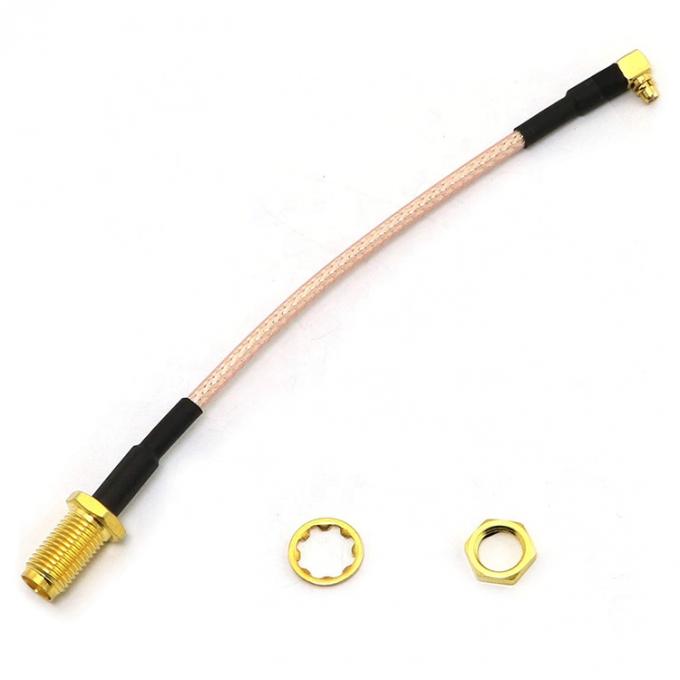 RG316 90 Grad Rechtswinkel MMCX Männlich zu SMA Weiblich Antenne Pigtail RF Koaxialkabel 4