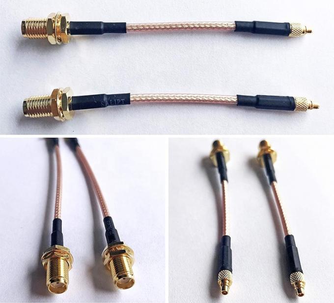 RG316 Pigtail SMA weiblich bis gerade MMCX männlich RF Koaxial Antennenverlängerungskabel 0