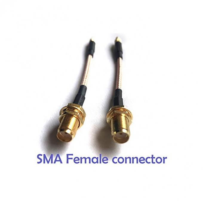 RG316 Pigtail SMA weiblich bis gerade MMCX männlich RF Koaxial Antennenverlängerungskabel 3