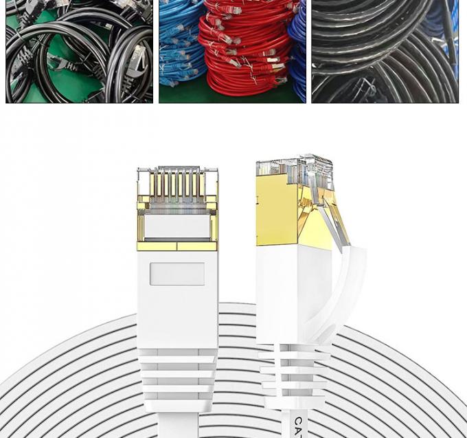 1m 5m 10m UTP FTP Shield Cat5 Cat5e Cat6 Ca6a Cat7 RJ45 Flat Ethernet Patch Network Lan Kabel für Router 3