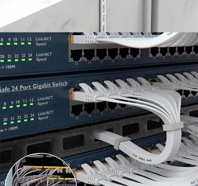 1m 5m 10m UTP FTP Shield Cat5 Cat5e Cat6 Ca6a Cat7 RJ45 Flat Ethernet Patch Network Lan Kabel für Router 8
