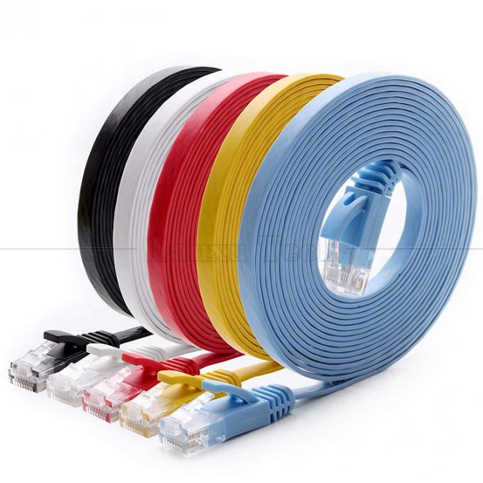 1m 5m 10m UTP FTP Shield Cat5 Cat5e Cat6 Ca6a Cat7 RJ45 Flat Ethernet Patch Network Lan Kabel für Router 11