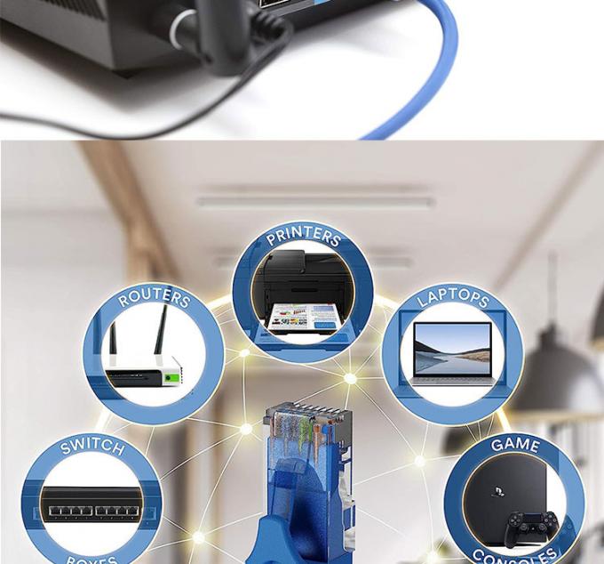 OEM Hochwertige reine Cooper Shield FTP UTP STP SFTP Cat5 Cat5e Cat6 Cat6a Cat7 Cat8 RJ45 Ethernet Patch Lan Netzwerkkabel 6