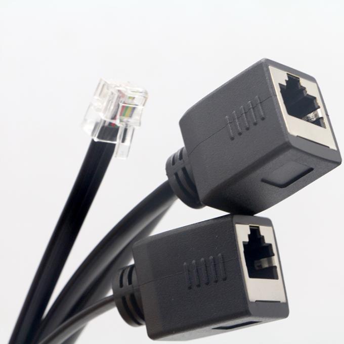 Anpassung Männlich-Frauen-Steckdose Cat5 Cat5e Cat6 Cat7 8P8C RJ45 8p8c Ethernet-Netzwerkerweiterungskabel 3
