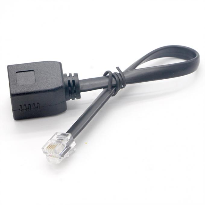 Anpassung Männlich-Frauen-Steckdose Cat5 Cat5e Cat6 Cat7 8P8C RJ45 8p8c Ethernet-Netzwerkerweiterungskabel 5