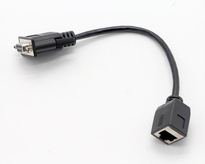 DB9 weibliche RS232-Serien- bis RJ45-weibliche Steckdose 3