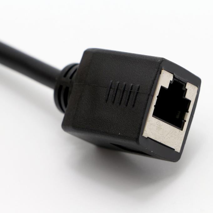 Anpassung 1M 2M 3M Cat5 RJ45 8P8C Weibliche Steckdose zu RJ45 Weibliche Steckdose Lan Ethernet Netzwerkkabel 1