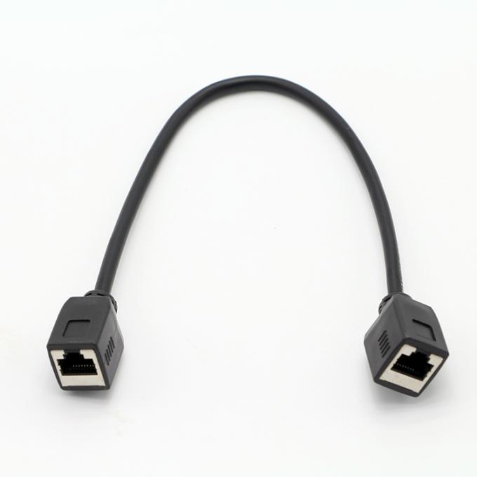 Anpassung 1M 2M 3M Cat5 RJ45 8P8C Weibliche Steckdose zu RJ45 Weibliche Steckdose Lan Ethernet Netzwerkkabel 4
