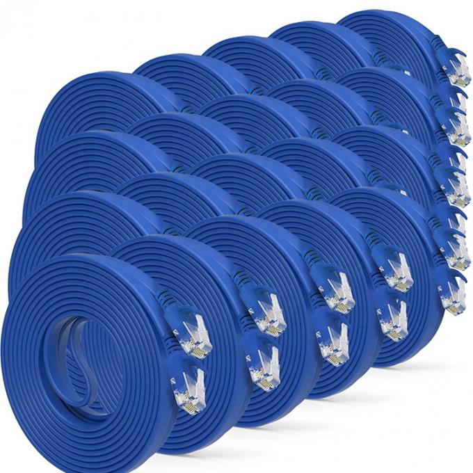 UTP STP Industrial Cat5 Cat5e Cat6 Cat7 Flat RJ45 Patch Cord Netzwerk Lan Ethernet-Verlängerungskabel für Router 8