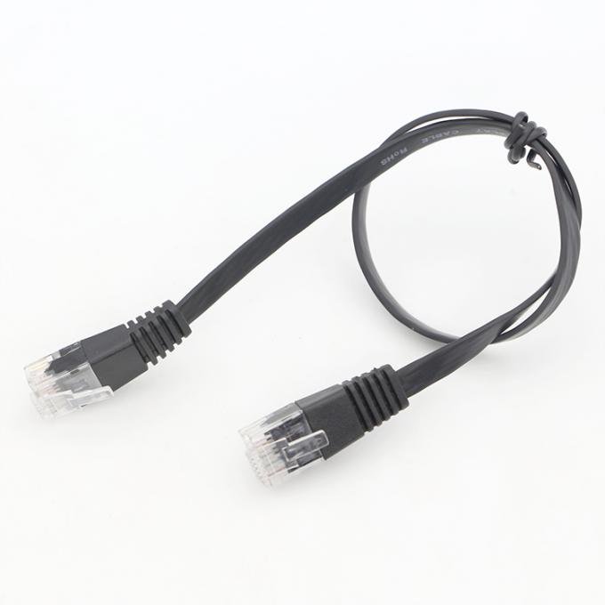 STP UTP Industrielle Cat5 Cat5e Cat6 Cat7 Cat8 Flat RJ45 Patch Cord Netzwerk Ethernet-Verlängerungs-LAN-Kabel 4