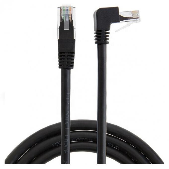 UTP STP 90 Grad Links-Rechtswinkel Cat5 Cat5e Cat6 Cat7 RJ45 Verlängerung Ethernet Lan Netzwerkkabel 0
