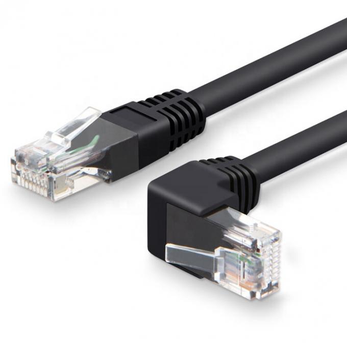 UTP STP 90 Grad Links-Rechtswinkel Cat5 Cat5e Cat6 Cat7 RJ45 Verlängerung Ethernet Lan Netzwerkkabel 2