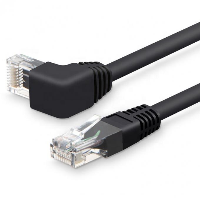 UTP STP 90 Grad Links-Rechtswinkel Cat5 Cat5e Cat6 Cat7 RJ45 Verlängerung Ethernet Lan Netzwerkkabel 3