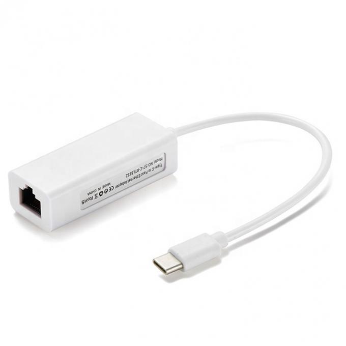 Plug and Play 100 Mbps Gigabit USB Typ C auf RJ45 Ethernet Lan Netzwerkadapter für Laptop Computer 3