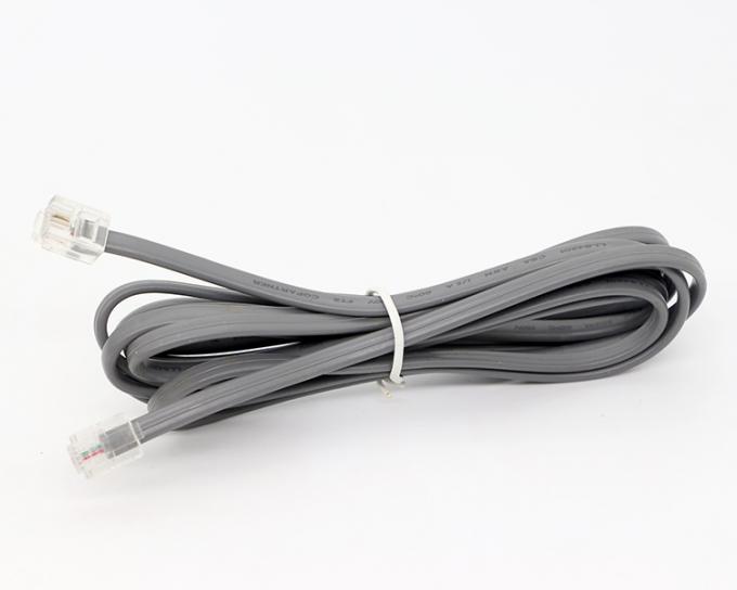 RJ11 bis RJ11 6P2C Intercom ADSI Telefonkabel 4