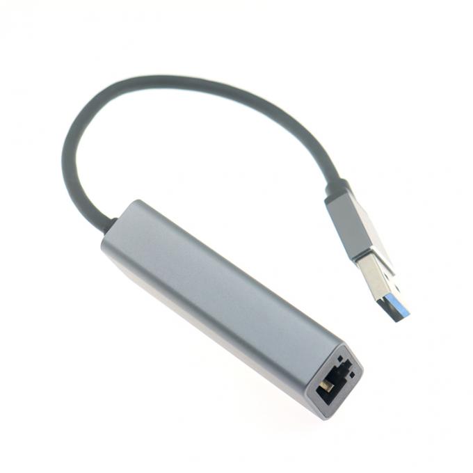 Supergeschwindigkeit 1000 Mbps Metallschal USB 3.0 auf Gigabit RJ45 Ethernet-Adapter 3