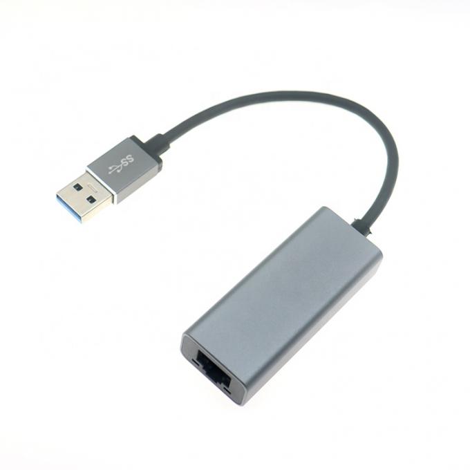 Supergeschwindigkeit 1000 Mbps Metallschal USB 3.0 auf Gigabit RJ45 Ethernet-Adapter 2