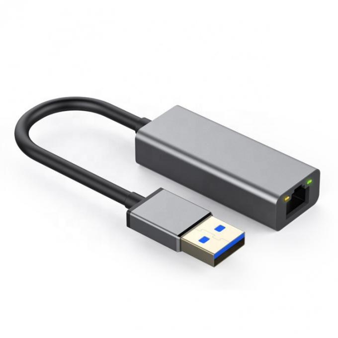 Supergeschwindigkeit 1000 Mbps Metallschal USB 3.0 auf Gigabit RJ45 Ethernet-Adapter 0