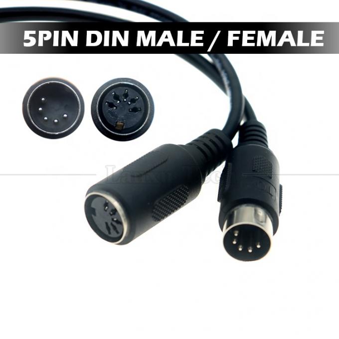 Hochwertiges 1M 3M 5M Männlich-Frauen-MIDI 5 PIN DIN-Verlängerungskabel für Audio-Tastaturgitarre 0