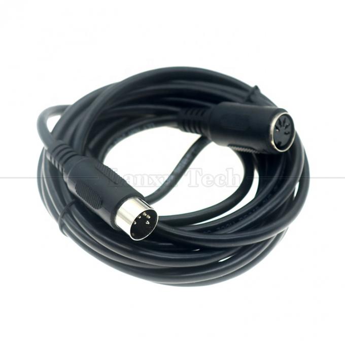 Hochwertiges 1M 3M 5M Männlich-Frauen-MIDI 5 PIN DIN-Verlängerungskabel für Audio-Tastaturgitarre 4