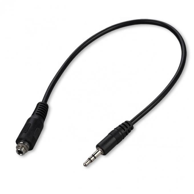 Schraube Männlich auf weiblich 3,5 mm 3-Säulen TRS Audio Jack Kabel 1