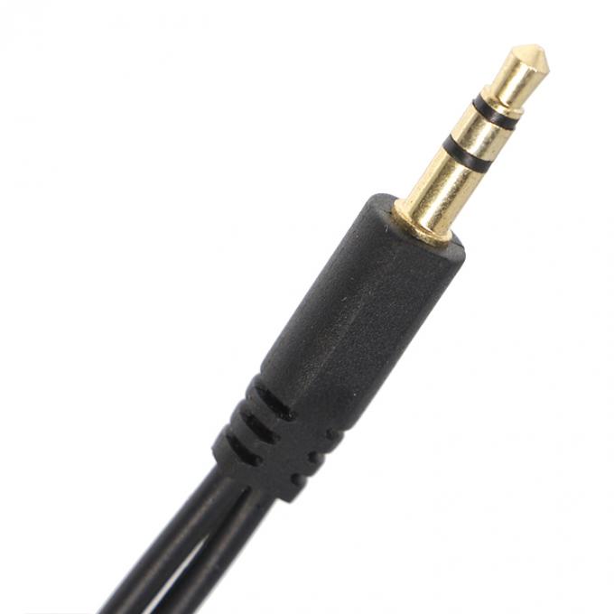 1 Mann zu 2 Frauen Split 3.5mm Stereo Jack Kopfhörer Audio Y Splitter Kabel 2