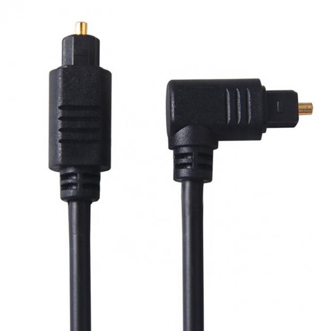 Hochwertiges 90-Grad-Winkel 24K Gold SPDIF Digital Optical Audio Toslink Kabel für PS4 TV 4