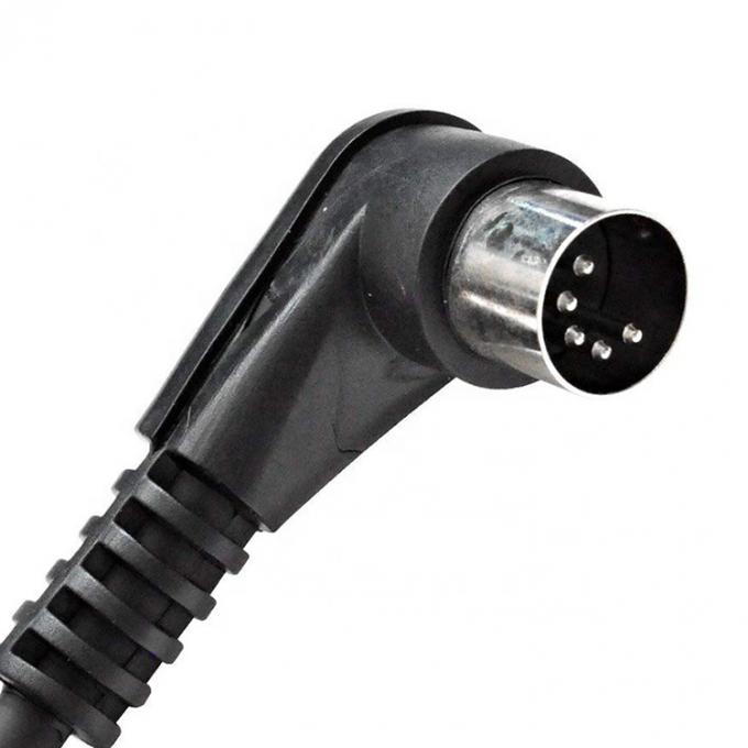 BESCHLUSS Fabrik Schild Rechtswinkel Männlich zu Männlich 5 Pin Din Connector Midi Kabel 2