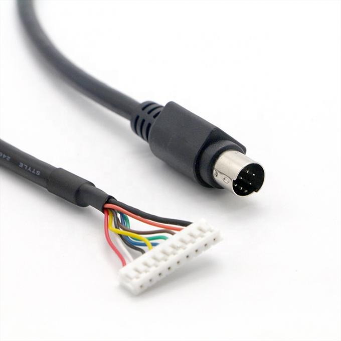CUSTOM S Video 8 PIN Mini DIN bis 9 PIN JST Stecker PC-Motorsteuerung Kabel 1