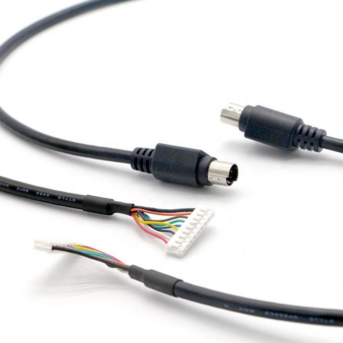 CUSTOM S Video 8 PIN Mini DIN bis 9 PIN JST Stecker PC-Motorsteuerung Kabel 2