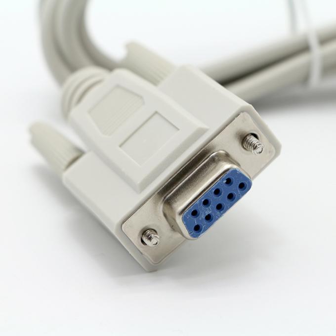 OEM-Schild Männlich-Frauen DB9 RS232 9-Pin-Durch-Verlängerung-Seriedatenkabel 1